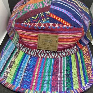 Obey strap back 5 panel hat